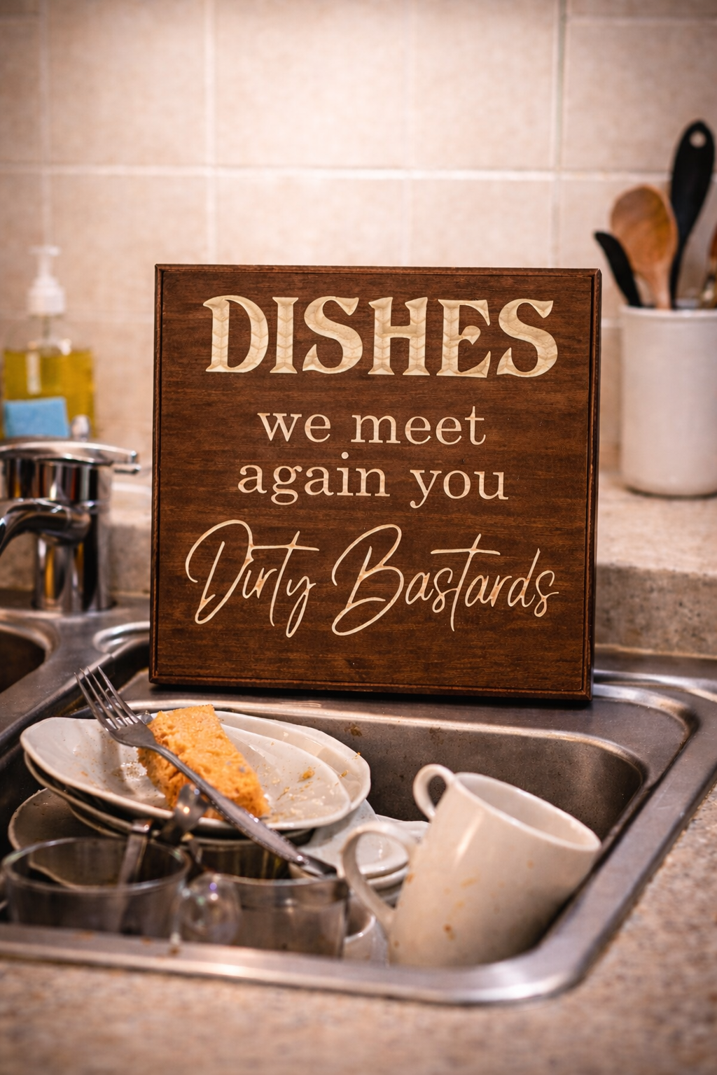 Dishes we meet again you dirty bastards 12x12
