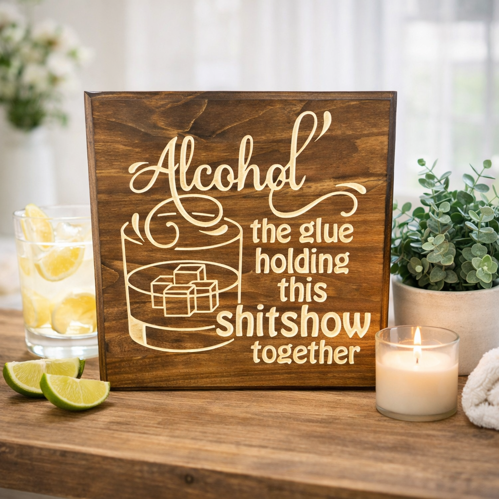 Alcohol Glue 12x12