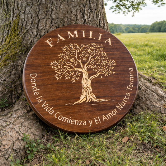 Spanish family Tree " Where life begins and love never ends"