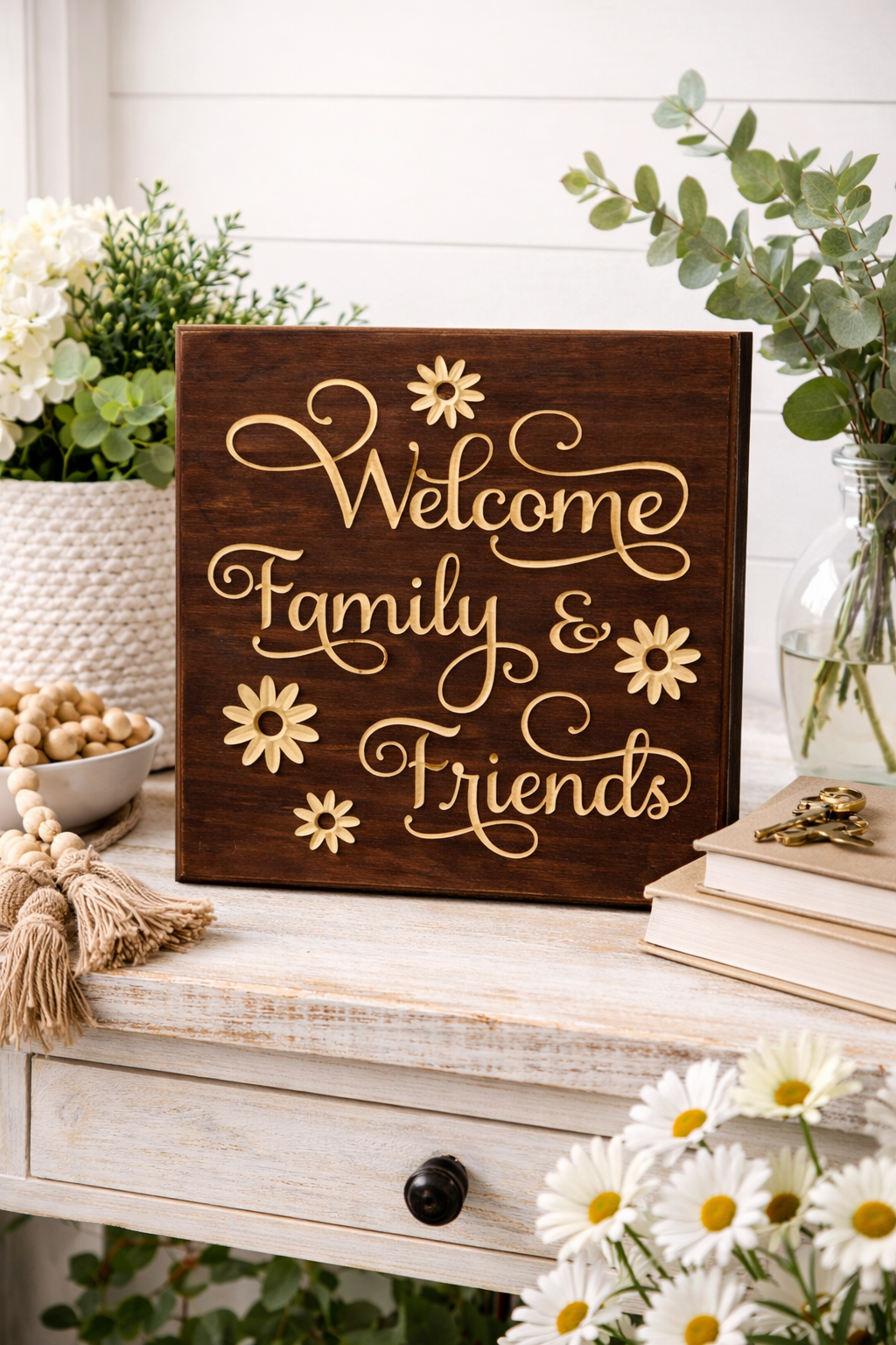 Welcome Friends and Family 12x12