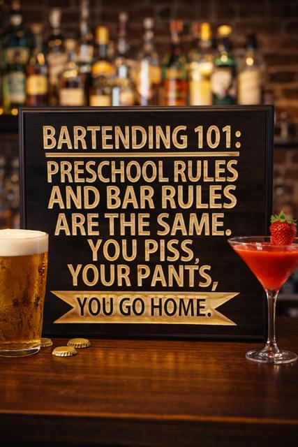 Bartending 101 12x12