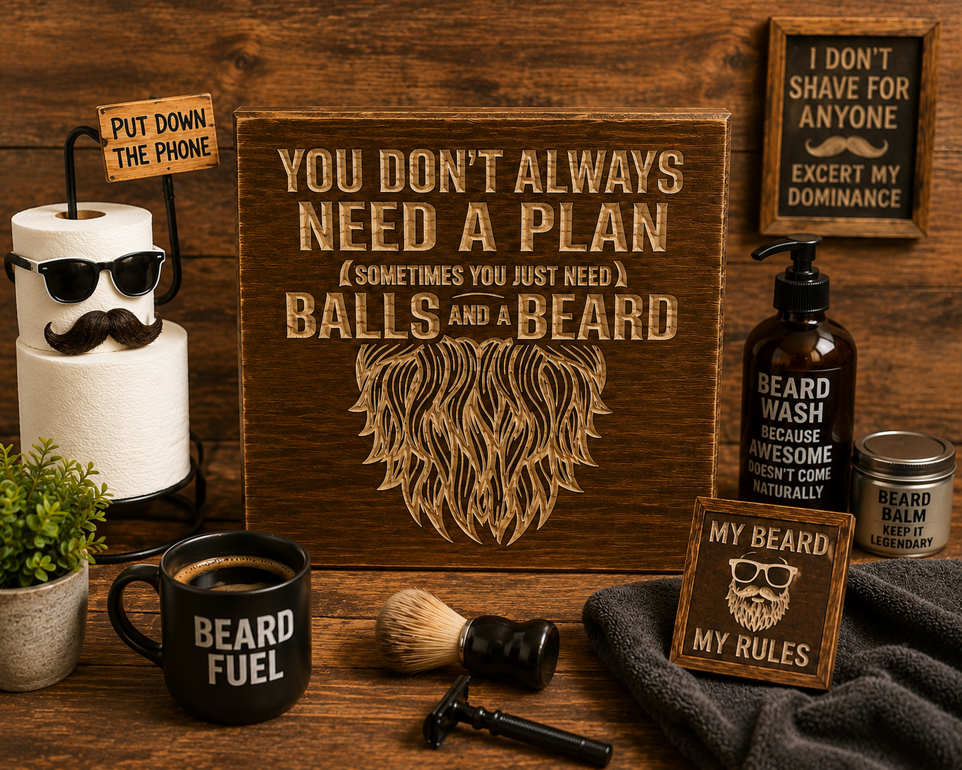 You Don't Always Need a Plan… Sometimes You Just Need Balls and a Beard