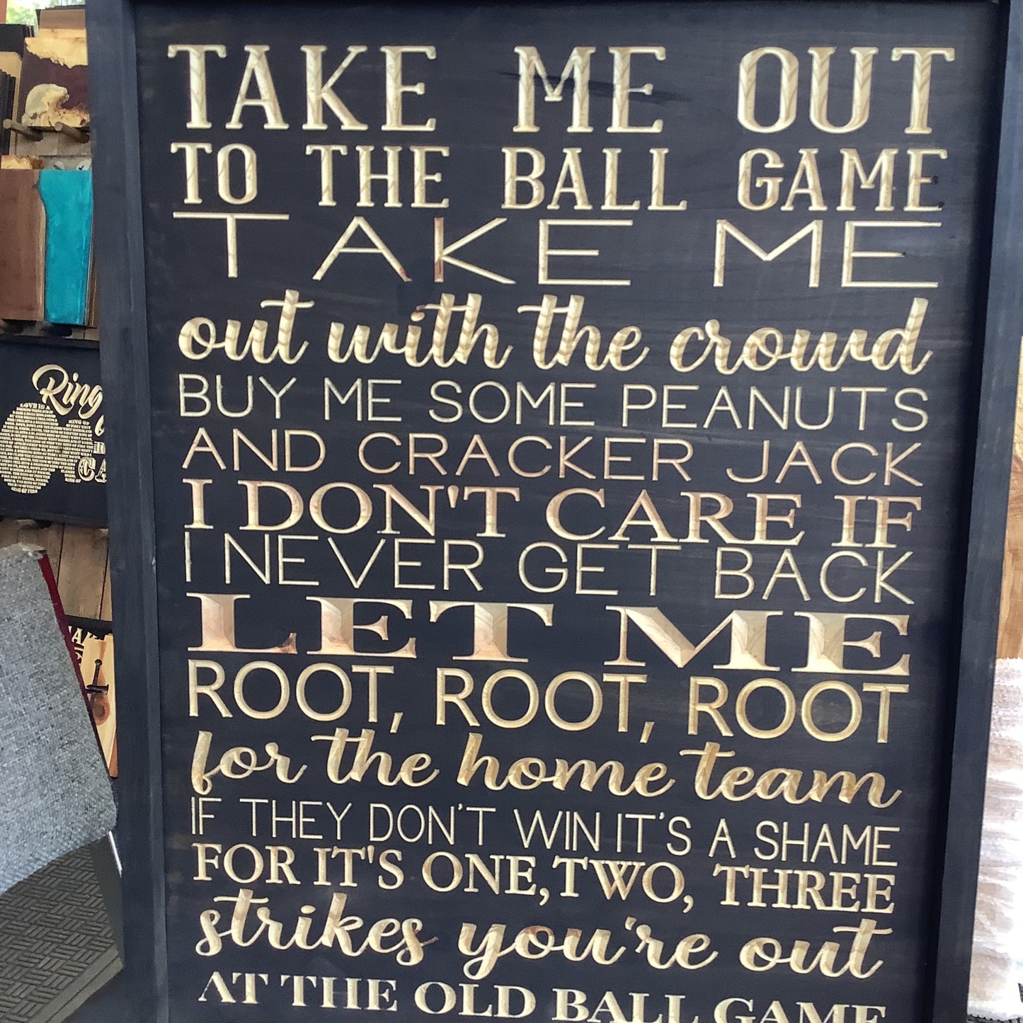 Take Me Out to the Ball Game 18x24