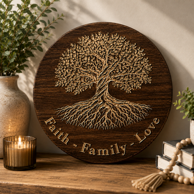 Family Tree Sign Ideas for Grandparents, Reunions, and Anniversary Gifts