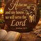 “As for Me and My House” – Joshua 24:15 Wooden Sign 24"