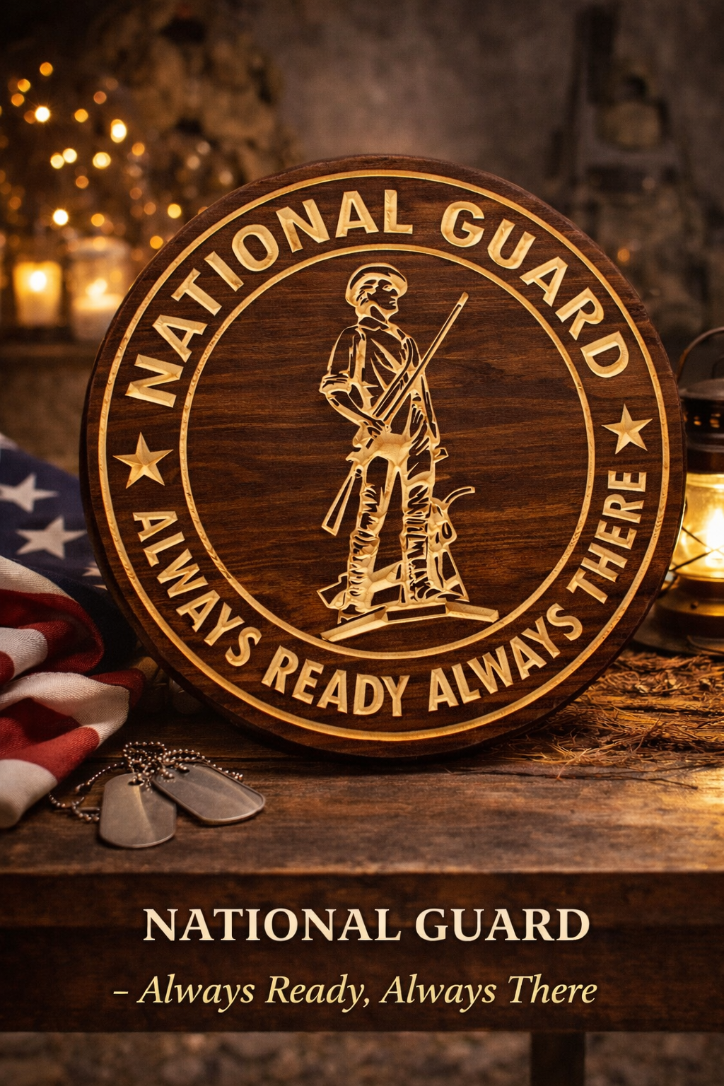 National Guard Seal 18"