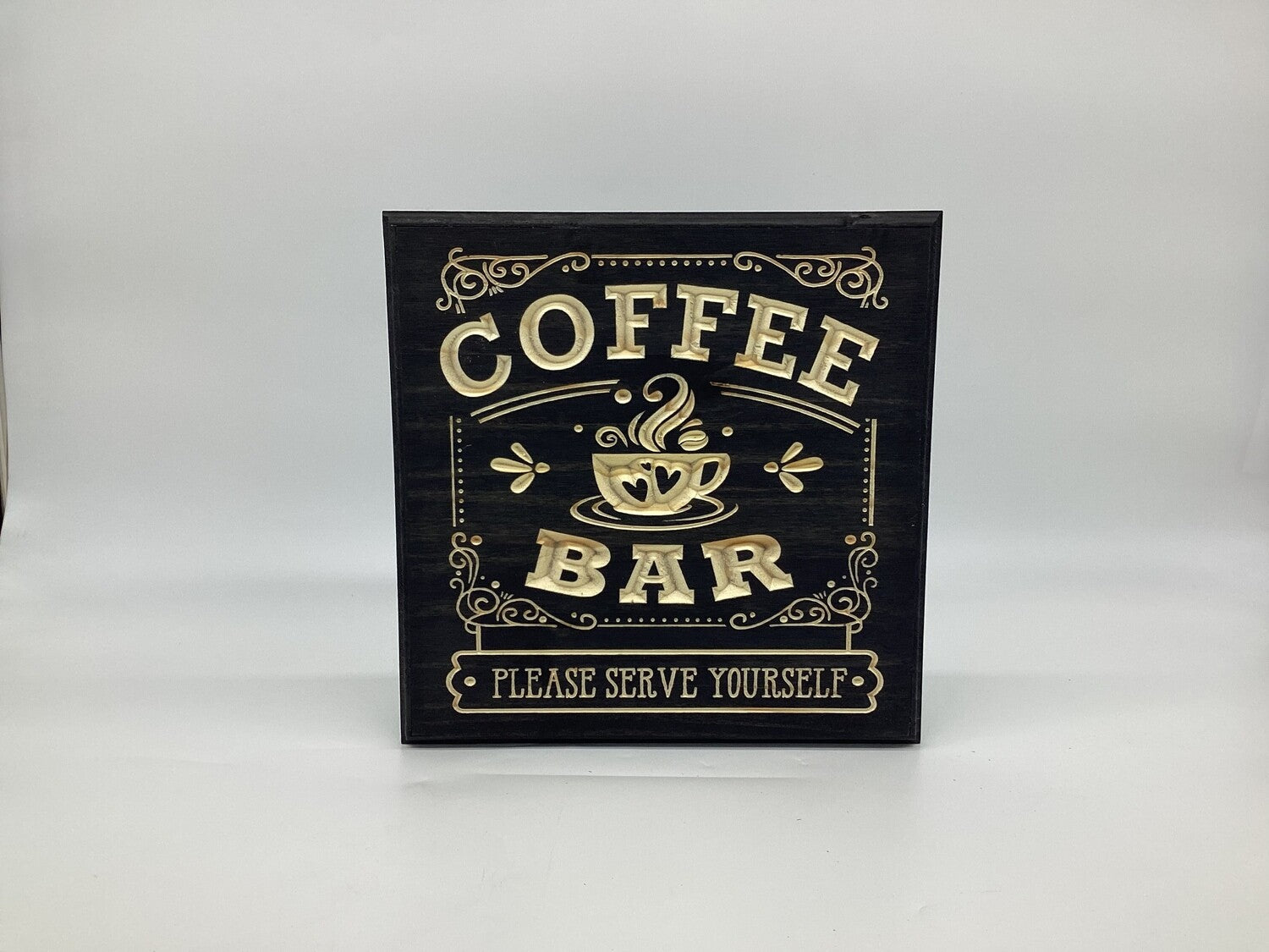 Coffee Station Sign in Missouri | Rustic Signs By Design