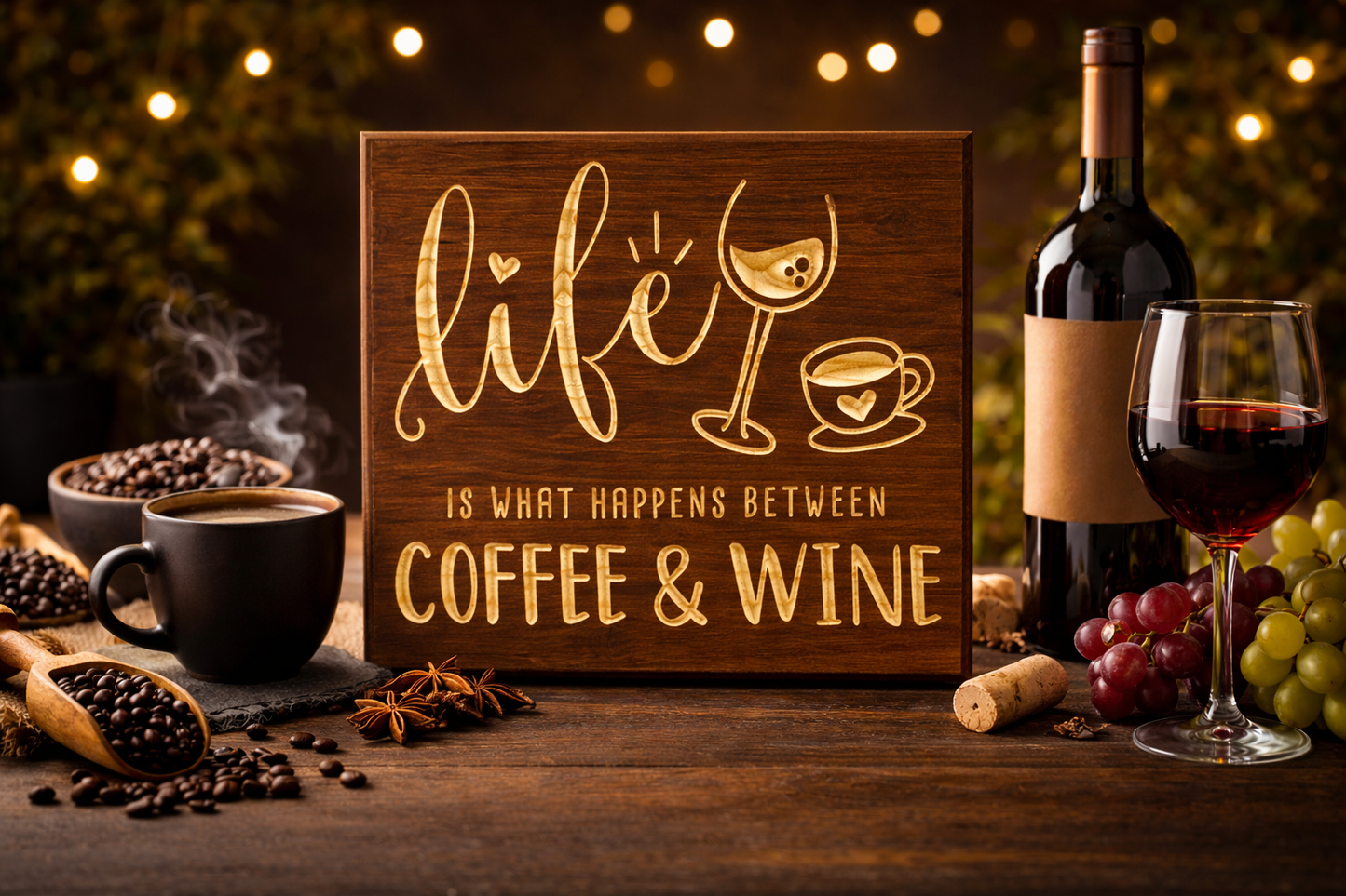 Coffee and Wine