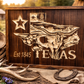 Texas Longhorn Wood Sign – Rustic Texas Wall Decor – Western Ranch Wall Art – Lone Star State Sign – Cowboy Home Decor – Est 1845