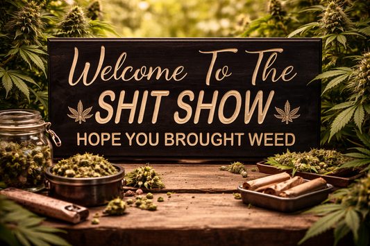 Shit Show Weed 12x24