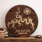 Table Rock Lake Sign | Missouri Lake Map Wood Wall Art
