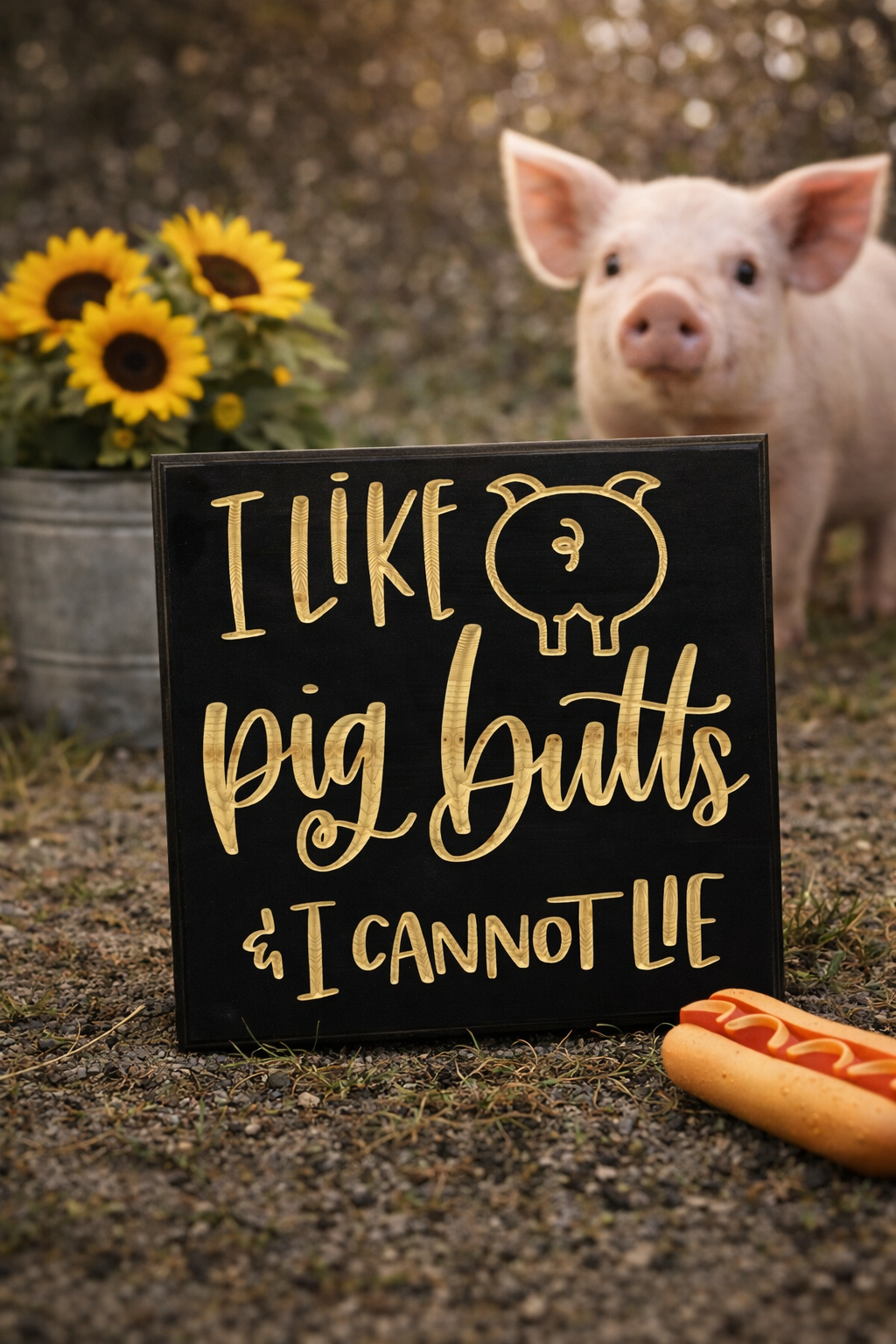 Pig Butts 12x12