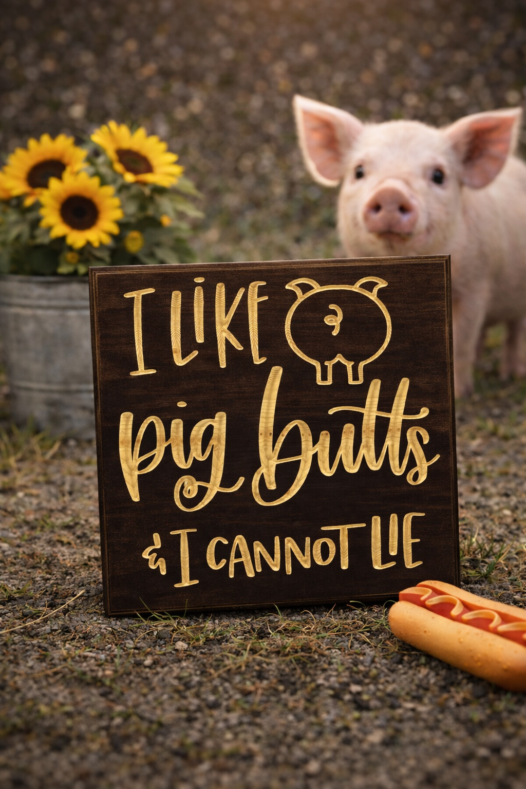 Pig Butts 12x12