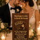 Marriage Is Like a Deck of Cards – Funny Wedding Sign