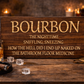 Bourbon Wooden Sign – Funny Bar & Man Cave Wall Decor 12 x 24