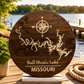 Bull Shoals Lake Missouri Wood Sign | Custom Lake House Wall Decor  18"