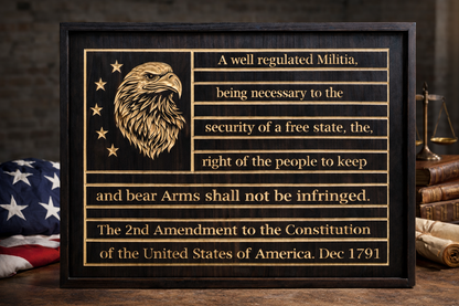 2nd Amend Flag 18x24