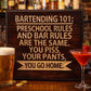 Bartending 101 12x12