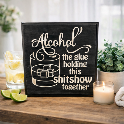 Alcohol Glue 12x12
