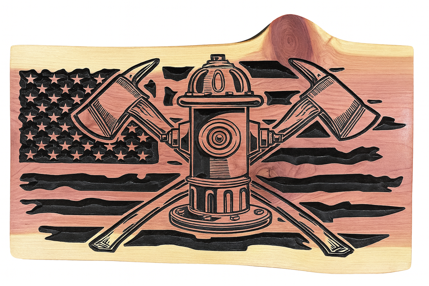 Fire Hydrant and Exe Live Edge 24"