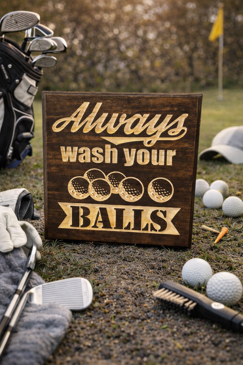 Always Wash your Balls 12x12