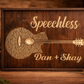 Dan + Shay “Speechless” Guitar Lyrics Wooden Sign – 18"x24"