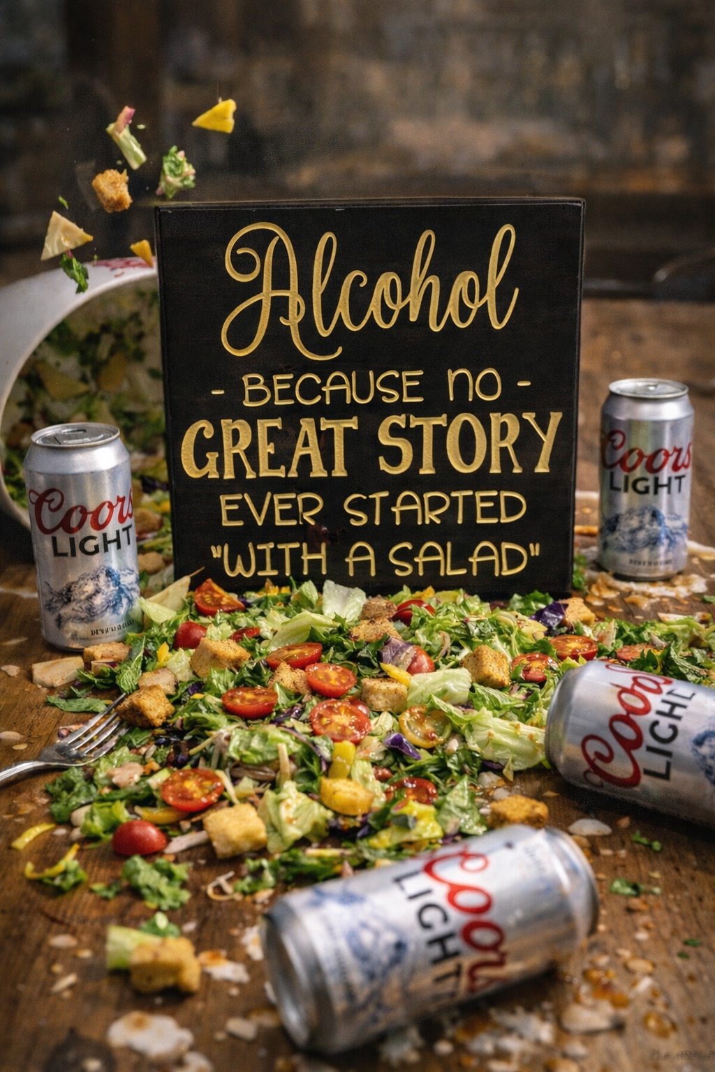 Alcohol Salad