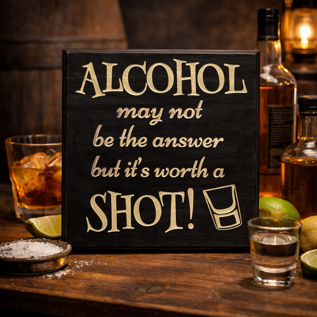 Alcohol Shot 12x12