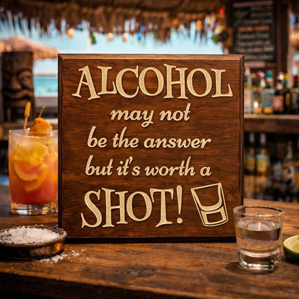 Alcohol Shot 12x12