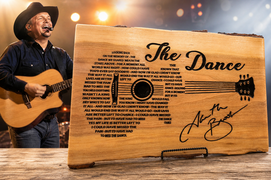 “The Dance” Garth Brooks Inspired Guitar Sign