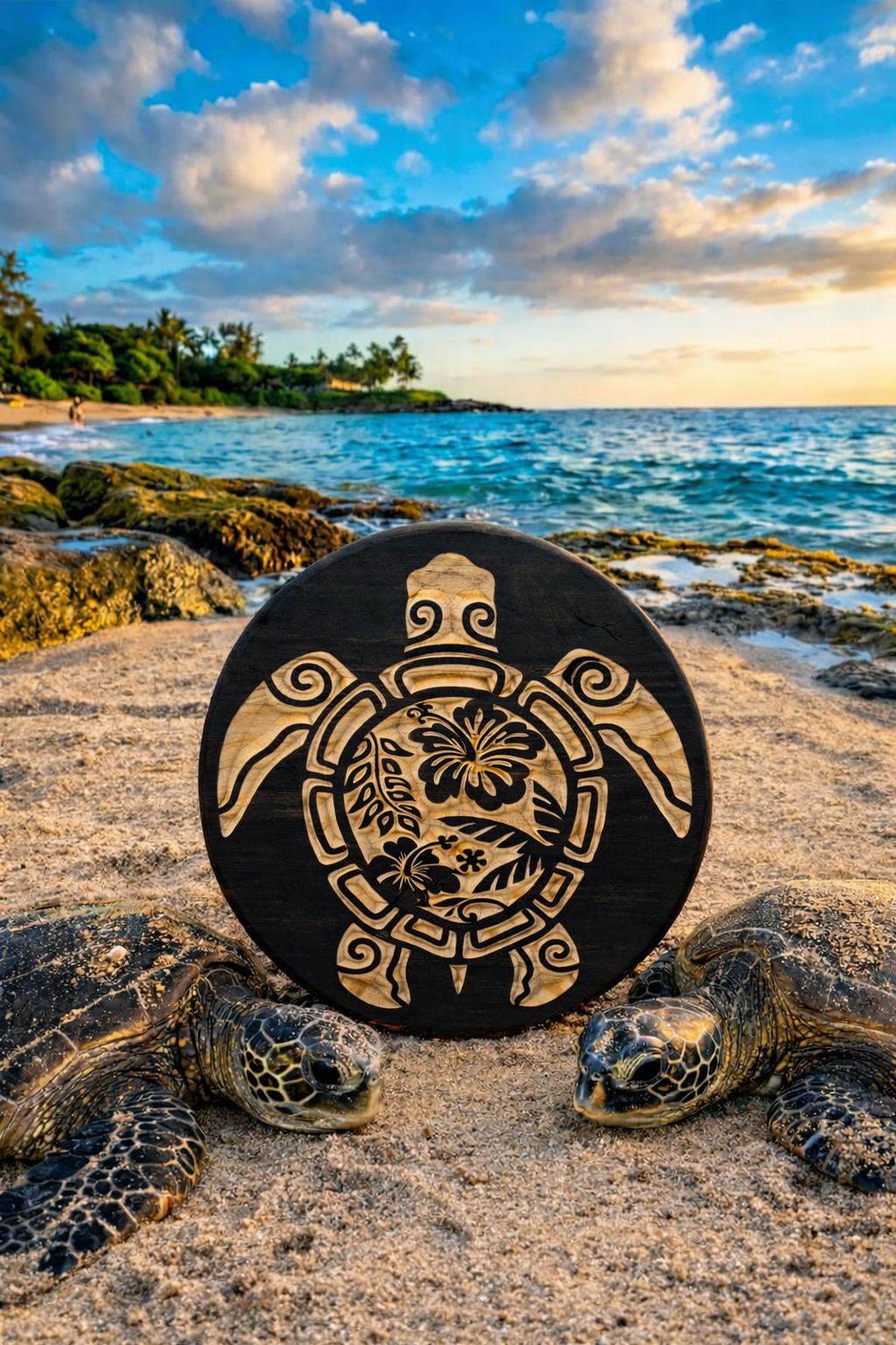 Hawaiian sea turtle (honu)