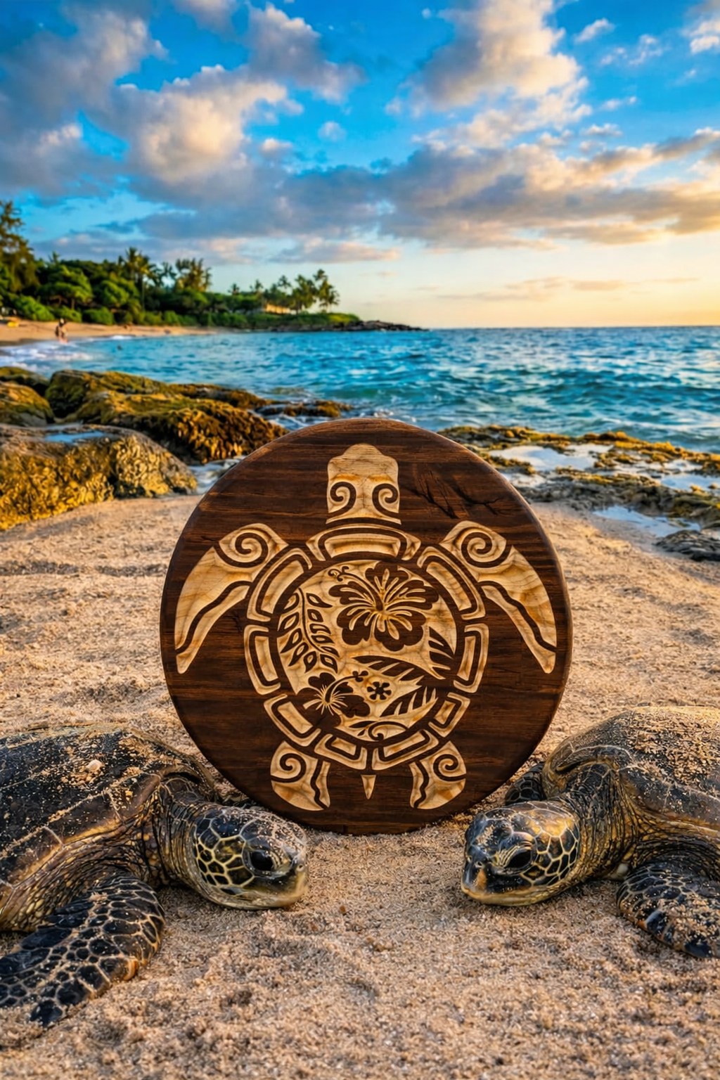 Hawaiian sea turtle (honu)