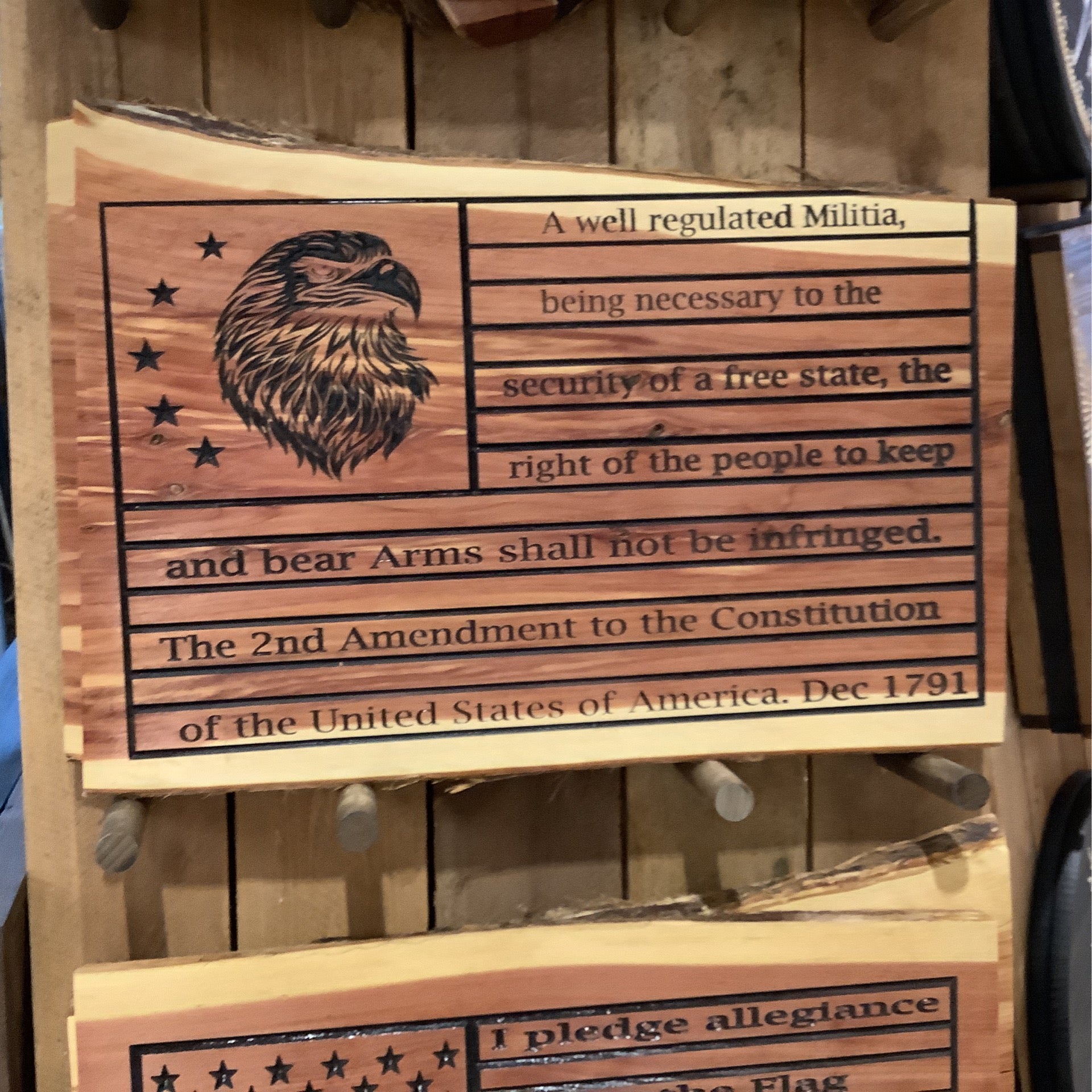 Rustic 2nd Amendment 2nd Amendment Wood Sign in Missouri | Rustic Signs By Design